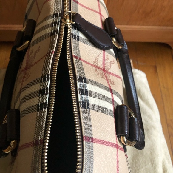 Burberry Haymarket check small bowling bag - Picture 3 of 15